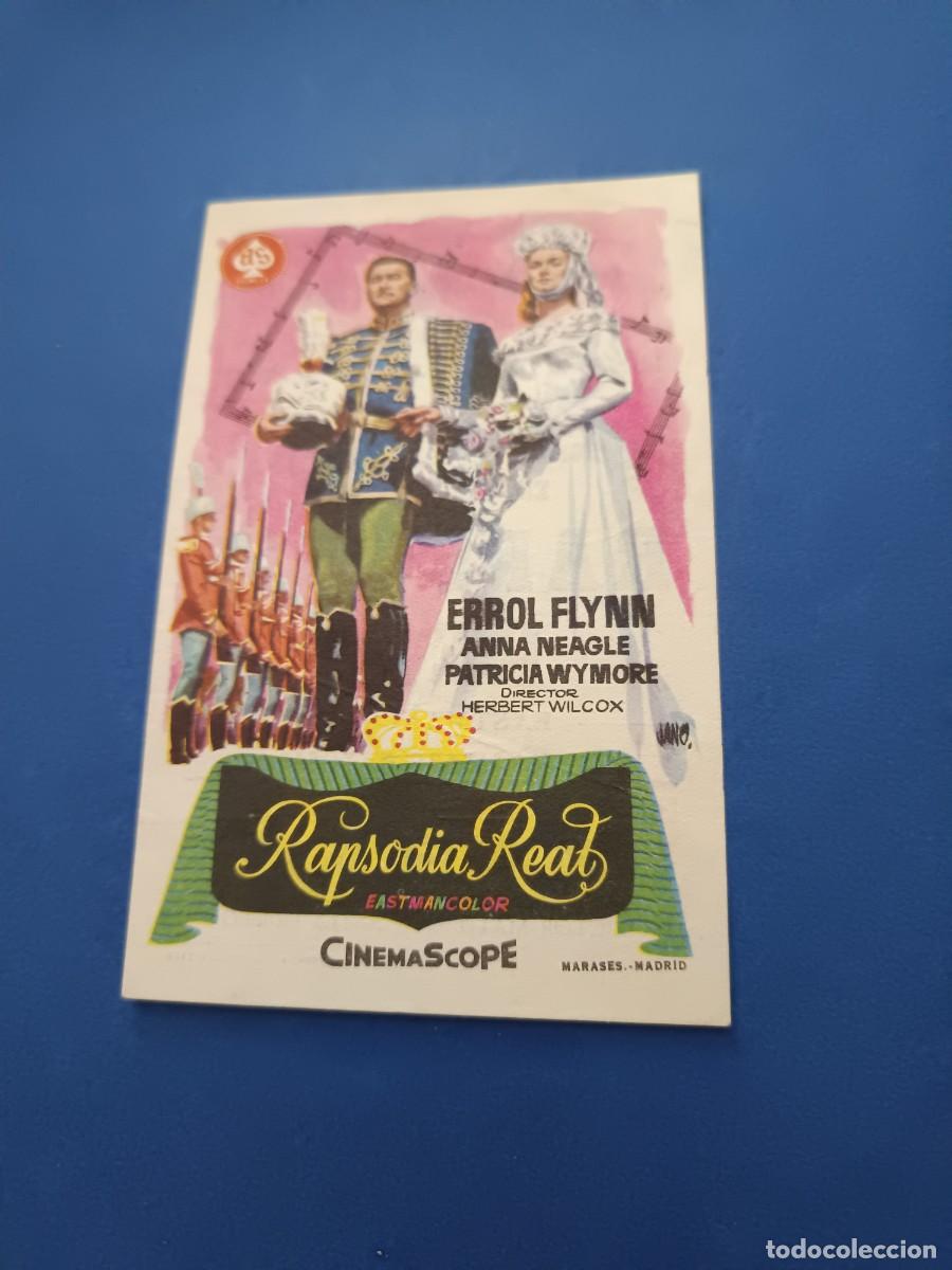 Cine: PROGRAMA DE CINE RAPSODIA REAL ERROL FLYNN