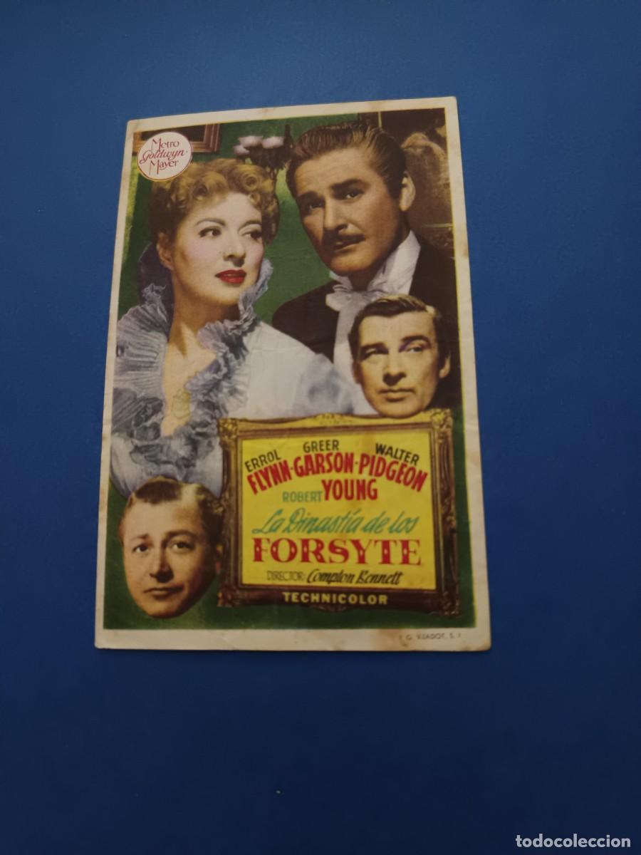 Cine: PROGRAMA DE CINE LA DINASTIA DE LOS FORSYTE ERROL FLYNN