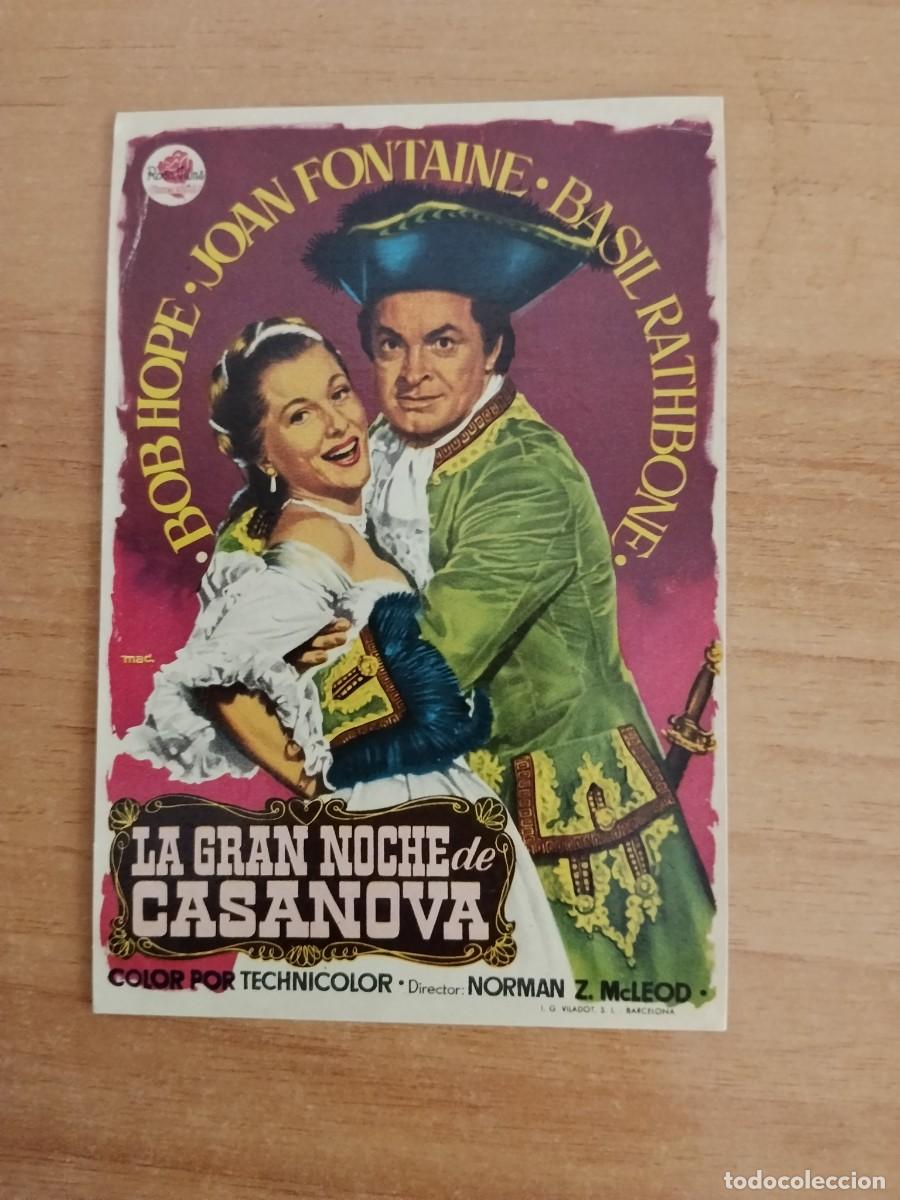 Cine: TURQUE-PROGRAMA DE CINE --LA GRAN NOCHE DE CASANOVA ct