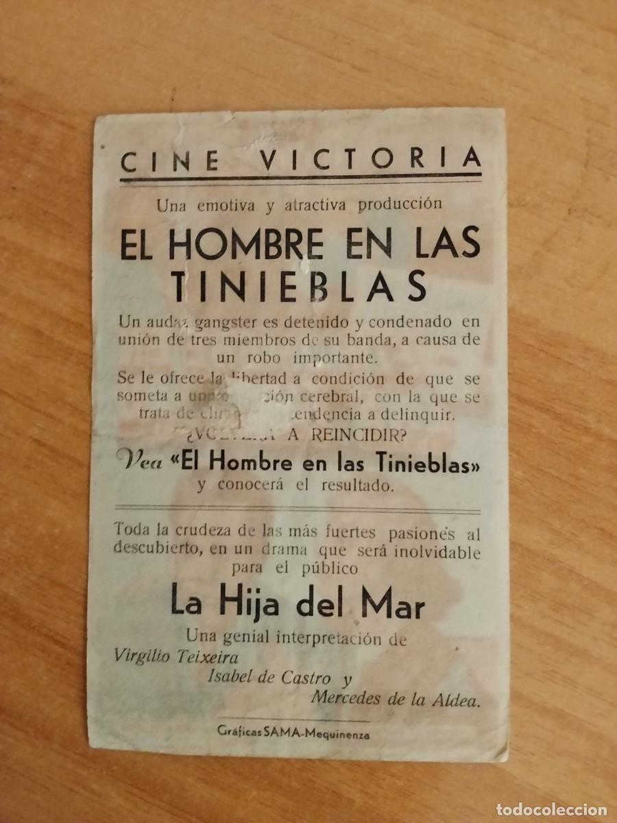 Cine: TURQUE-PROGRAMA DE CINE --EL HOMBRE EN LAS TINIEBLAS ct - Foto 2