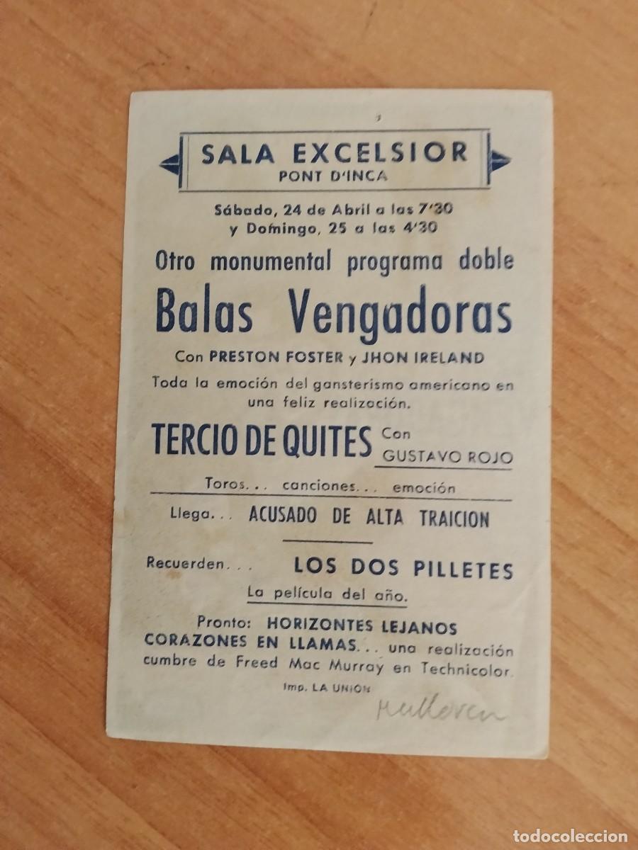 Cine: TURQUE-PROGRAMA DE CINE --BALAS VENGADORAS ct - Foto 2