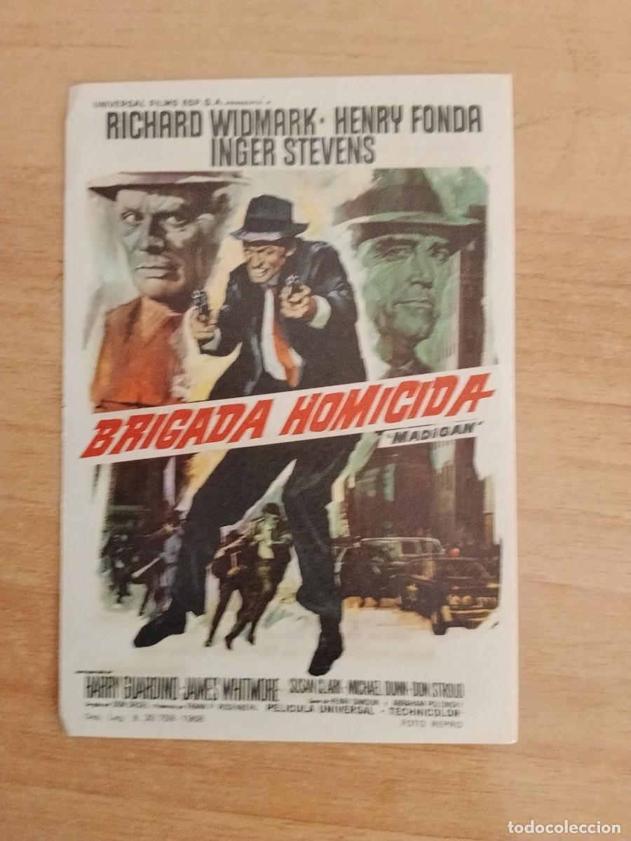 Cine: TURQUE-PROGRAMA DE CINE --BRIGADA HOMICIDA ct