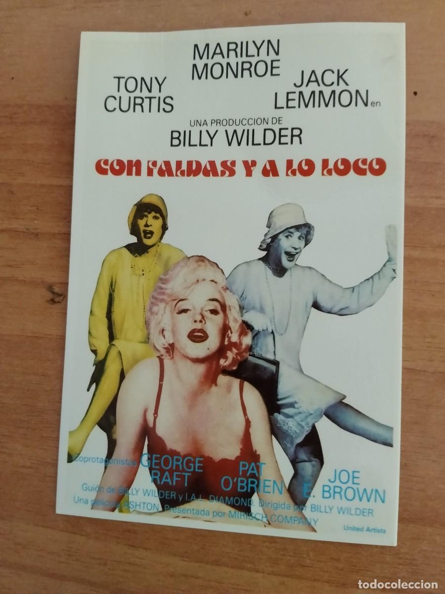 Cine: TURQUE-POSTAL DE CINE MARLYN MONROE--CON FALDAS Y A LO LOCO