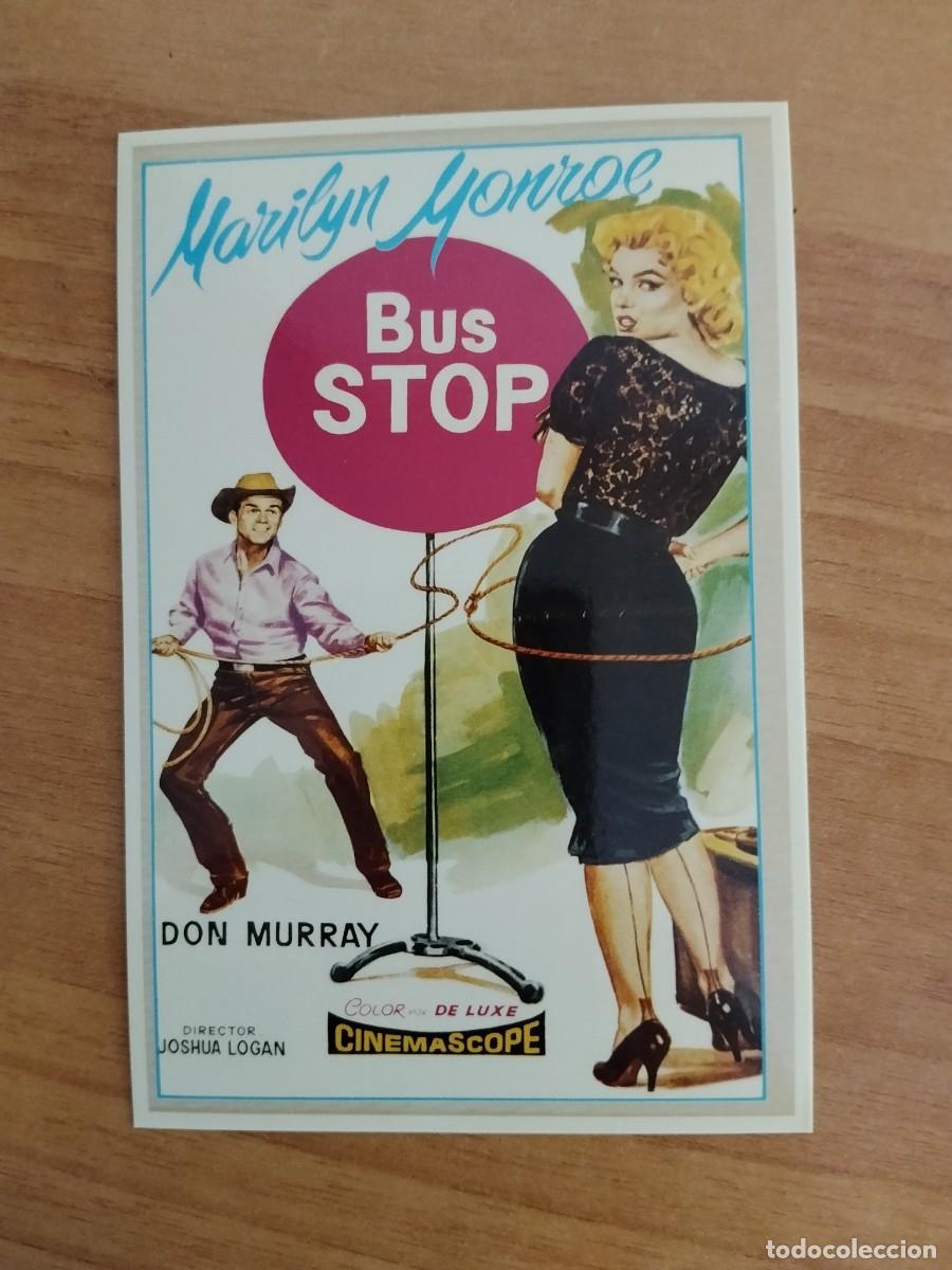 Cine: TURQUE-POSTAL DE CINE MARLYN MONROE--BUS STOP - Foto 1