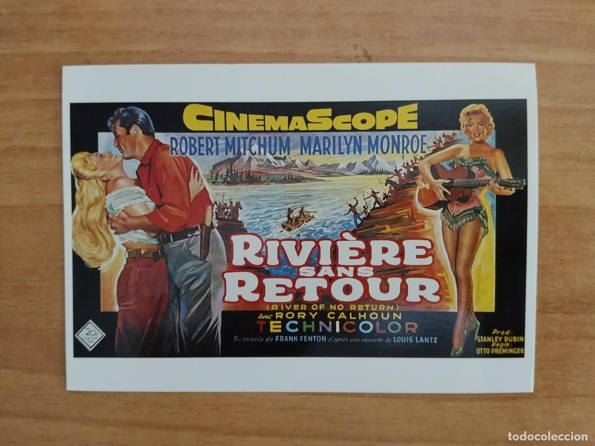 Cine: TURQUE-POSTAL DE CINE MARLYN MONROE--RIVIERE SANS RETOUR