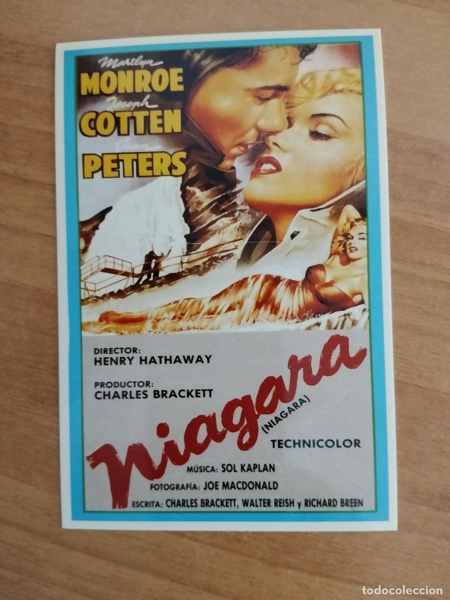 Cine: TURQUE-POSTAL DE CINE MARLYN MONROE--NIAGRA