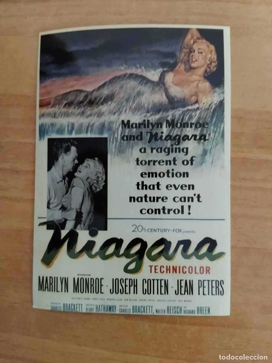 Cine: TURQUE-POSTAL DE CINE MARLYN MONROE--NIAGRA