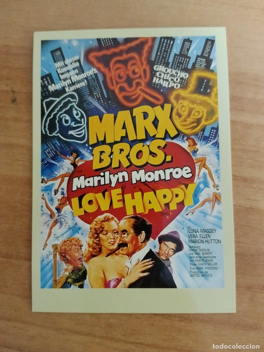 Cine: TURQUE-POSTAL DE CINE MARLYN MONROE---LOVE HAPPY