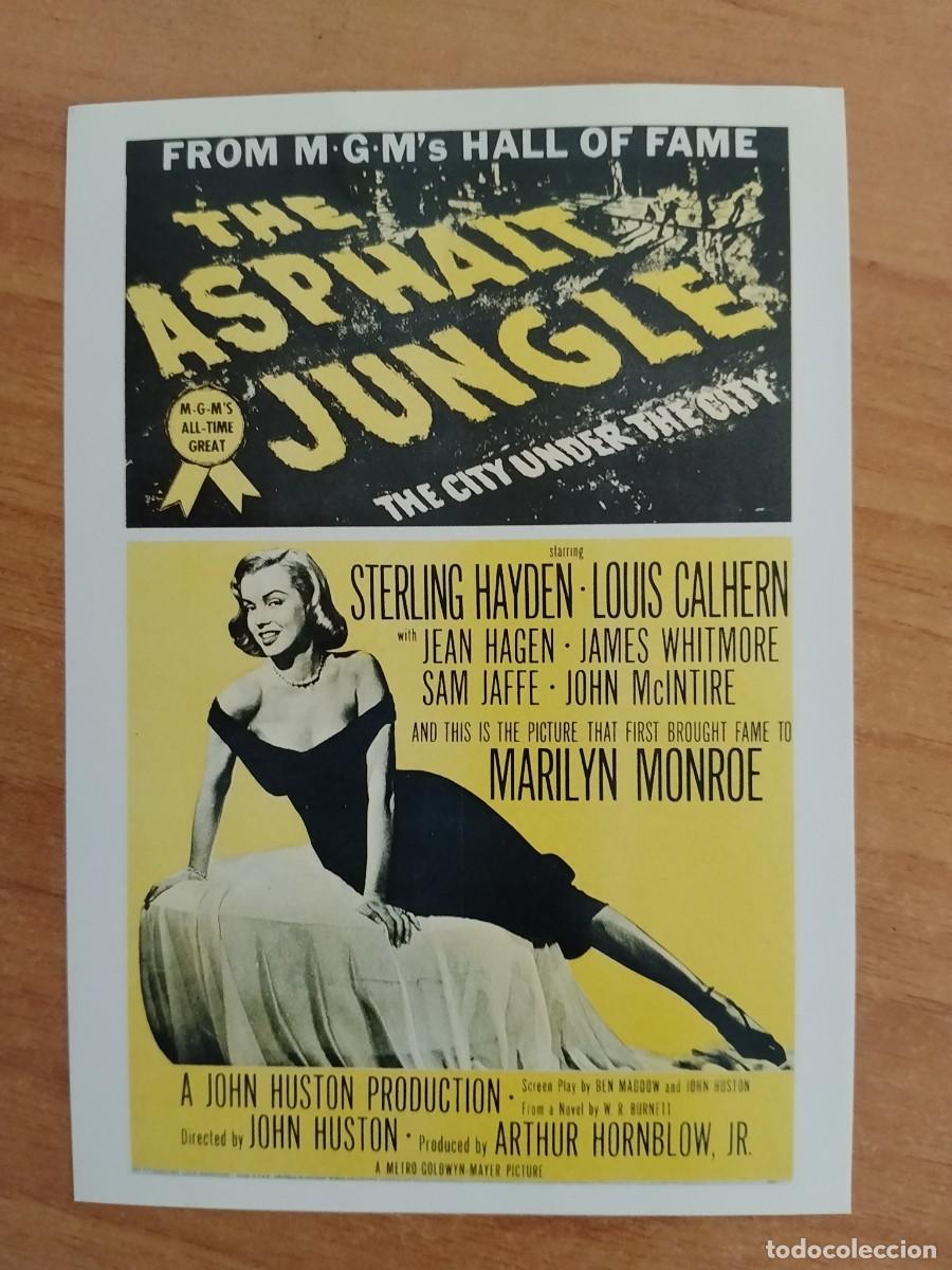 Cine: TURQ-PROGRAMA REPRODUCCION MARLYN MONROE---LA JUNGLA DE ASFALTO