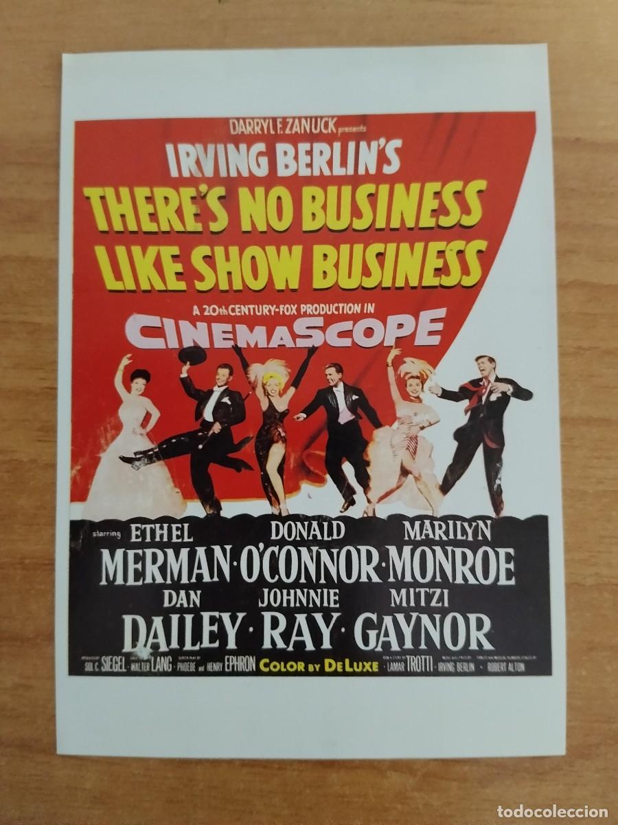Cine: TURQ-PROGRAMA REPRODUCCION MARLYN MONROE--THERES NO BUSINESS LIKE SHOW BUSINESS
