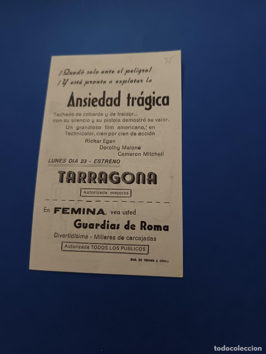 Cine: PROGRAMA DE CINE ANSIEDAD TRAGICA RICHARD EGAN - Foto 2