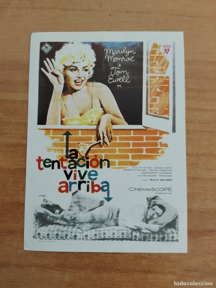 Cine: TURQ-PROGRAMA REPRODUCCION MARLYN MONROE--LA TENTACION VIVE ARRIBA