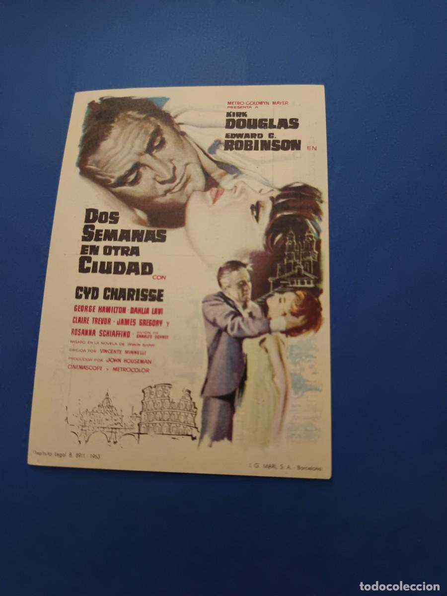 Cine: PROGRAMA DE CINE DOS SEMANAS EN OTRA CIUDAD KIRK DOUGLAS - Foto 1