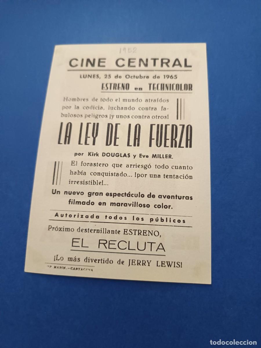 Cine: PROGRAMA DE CINE LA LEY DE LA FUERZA KIRK DOUGLAS - Foto 2