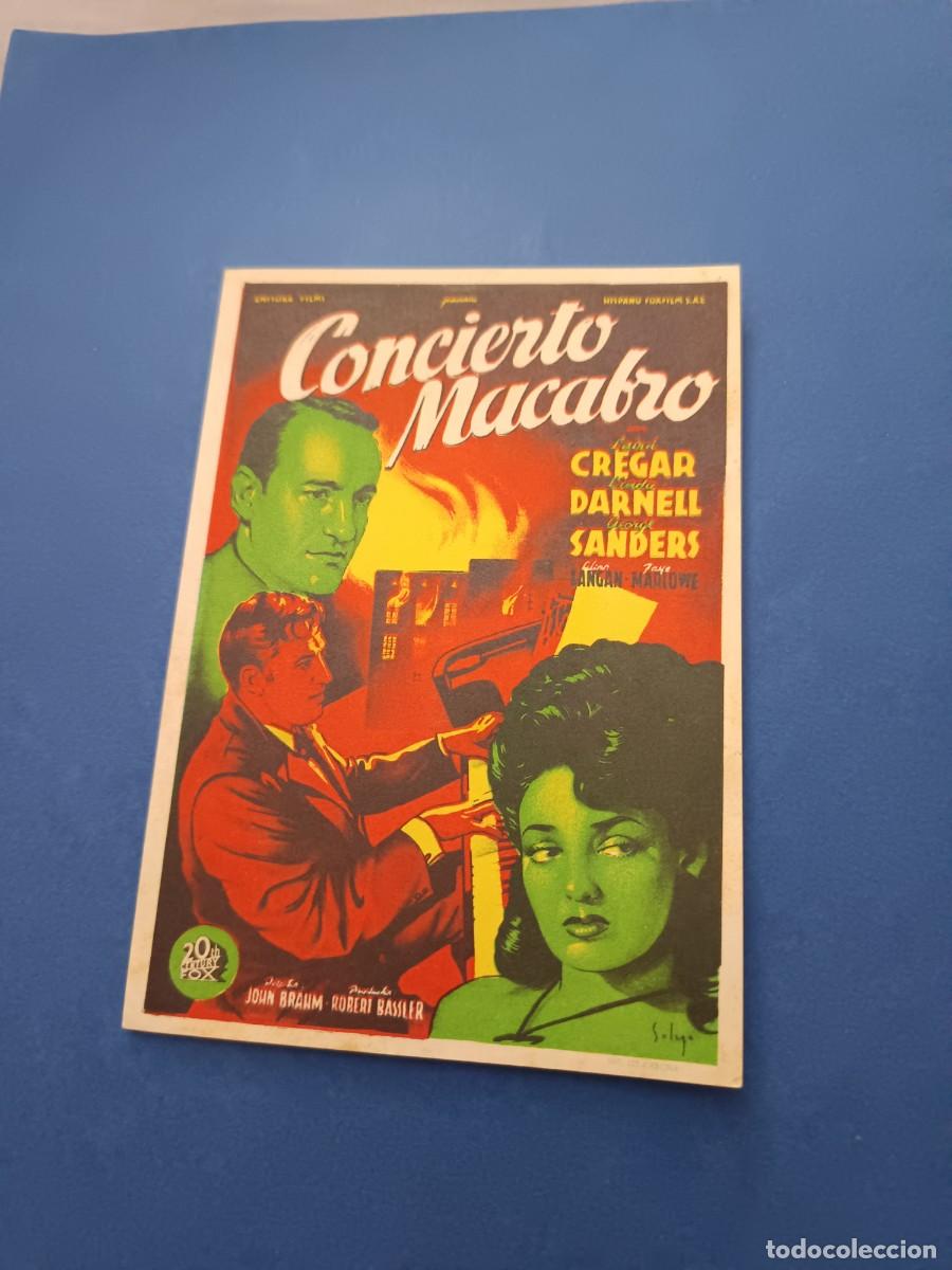 Cine: PROGRAMA DE CINE CONCIERTO MACABRO LINDA DARNELL