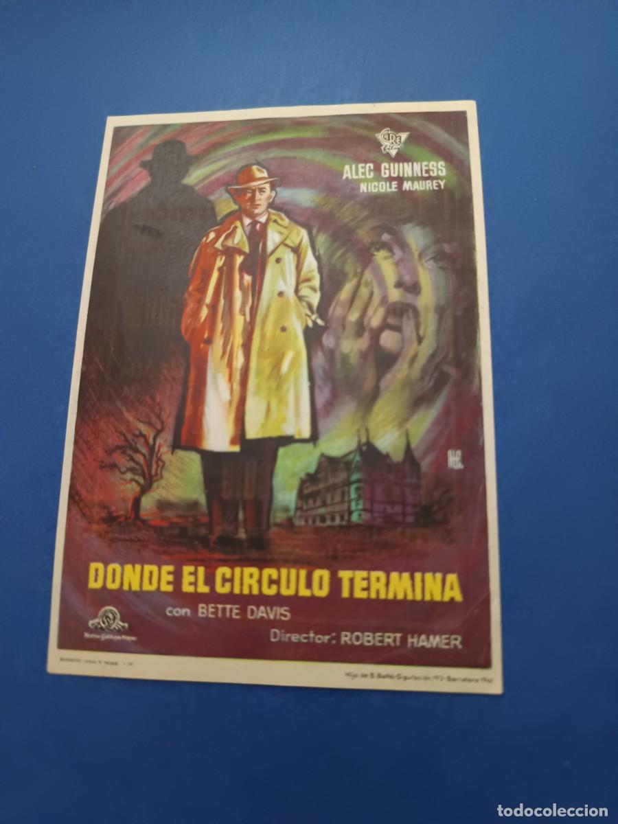 Cine: PROGRAMA DE CINE DONDE EL CIRCULO TERMINA BETTE DAVIS - Foto 1