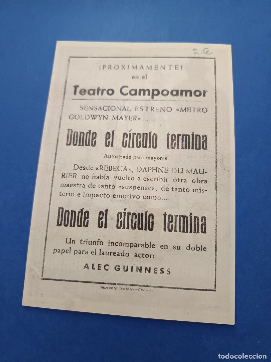 Cine: PROGRAMA DE CINE DONDE EL CIRCULO TERMINA BETTE DAVIS - Foto 2