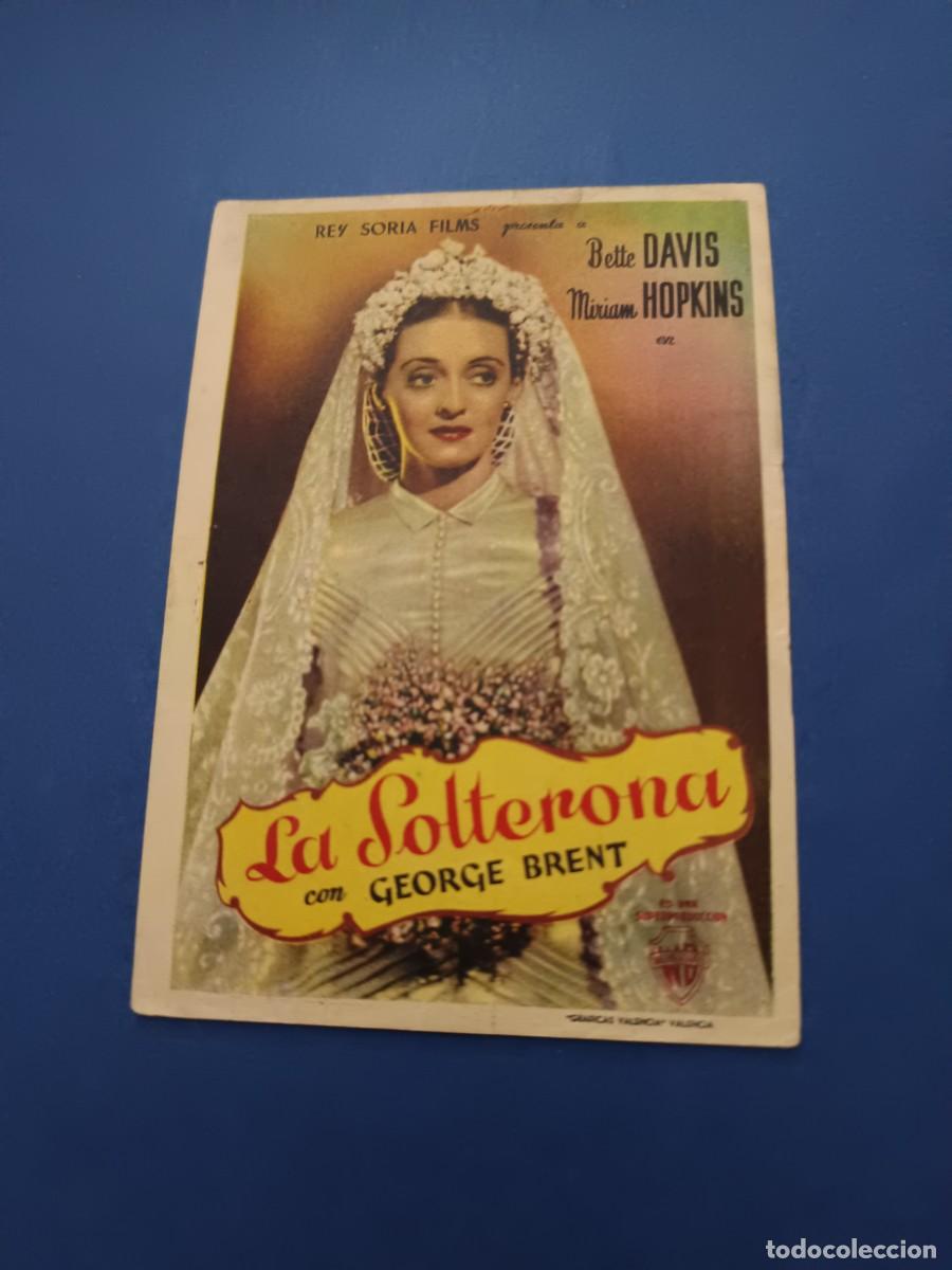 Cine: PROGRAMA DE CINE LA SOLTERONA BETTE DAVIS