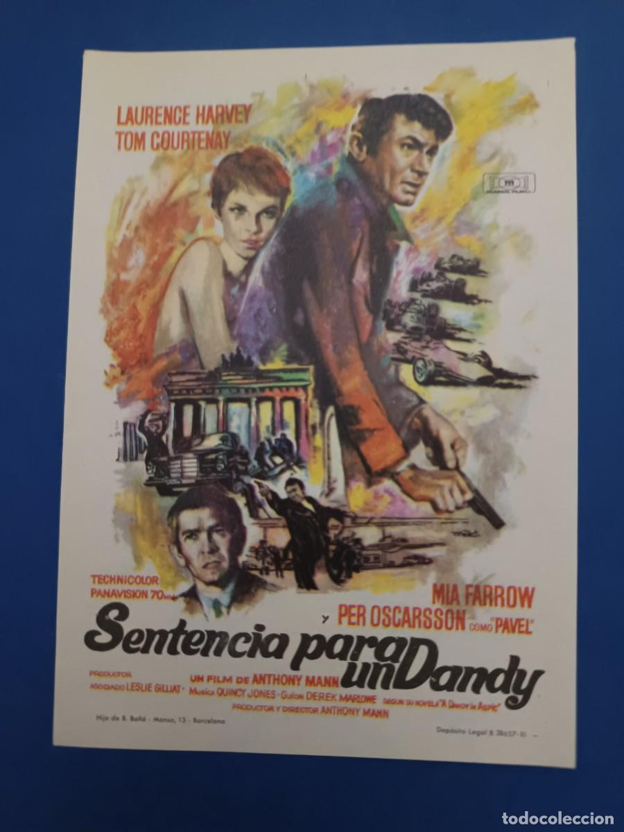 Cine: PROGRAMA DE CINE SENTENCIA PARA UN DANDY LAURENCE HARVEY