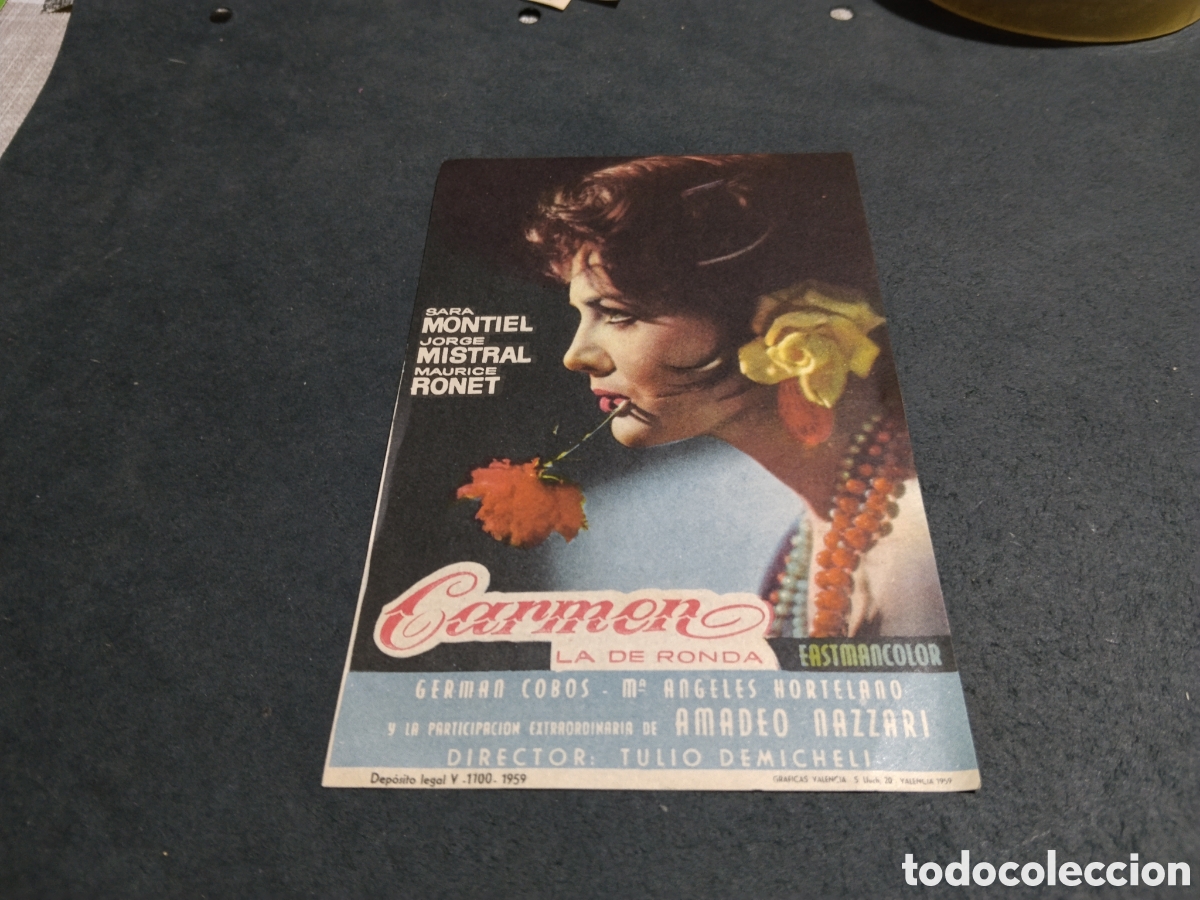 Cine: Cine folleto de mano, Carmen la de Ronda, Cine principal