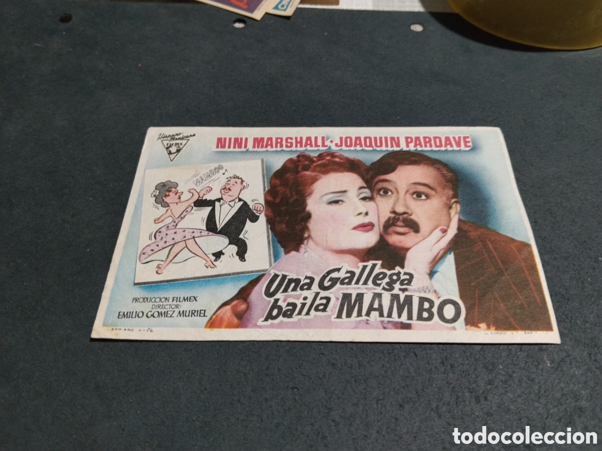 Cine: Folleto de mano Cine ,una gallega baila mambo