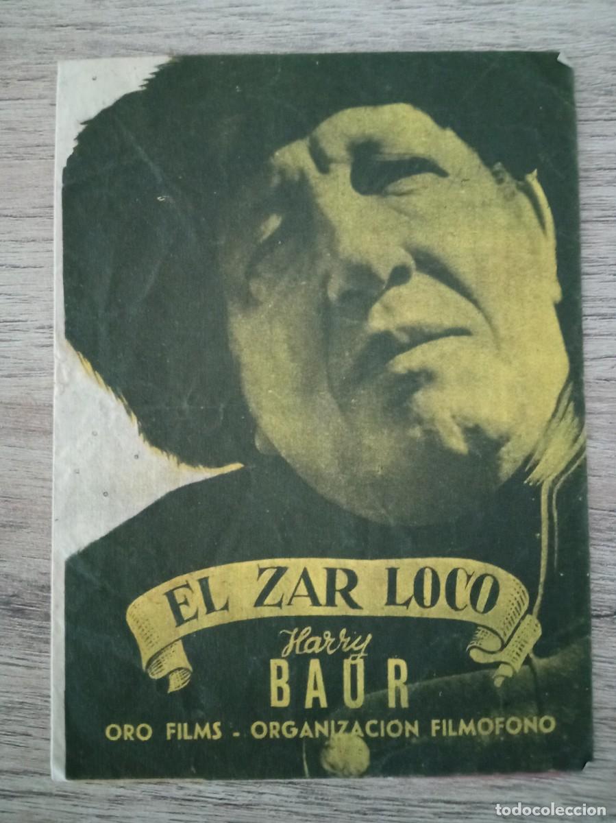 Cine: EL ZAR LOCO, HARRY BAUR, CINE VICTORIA