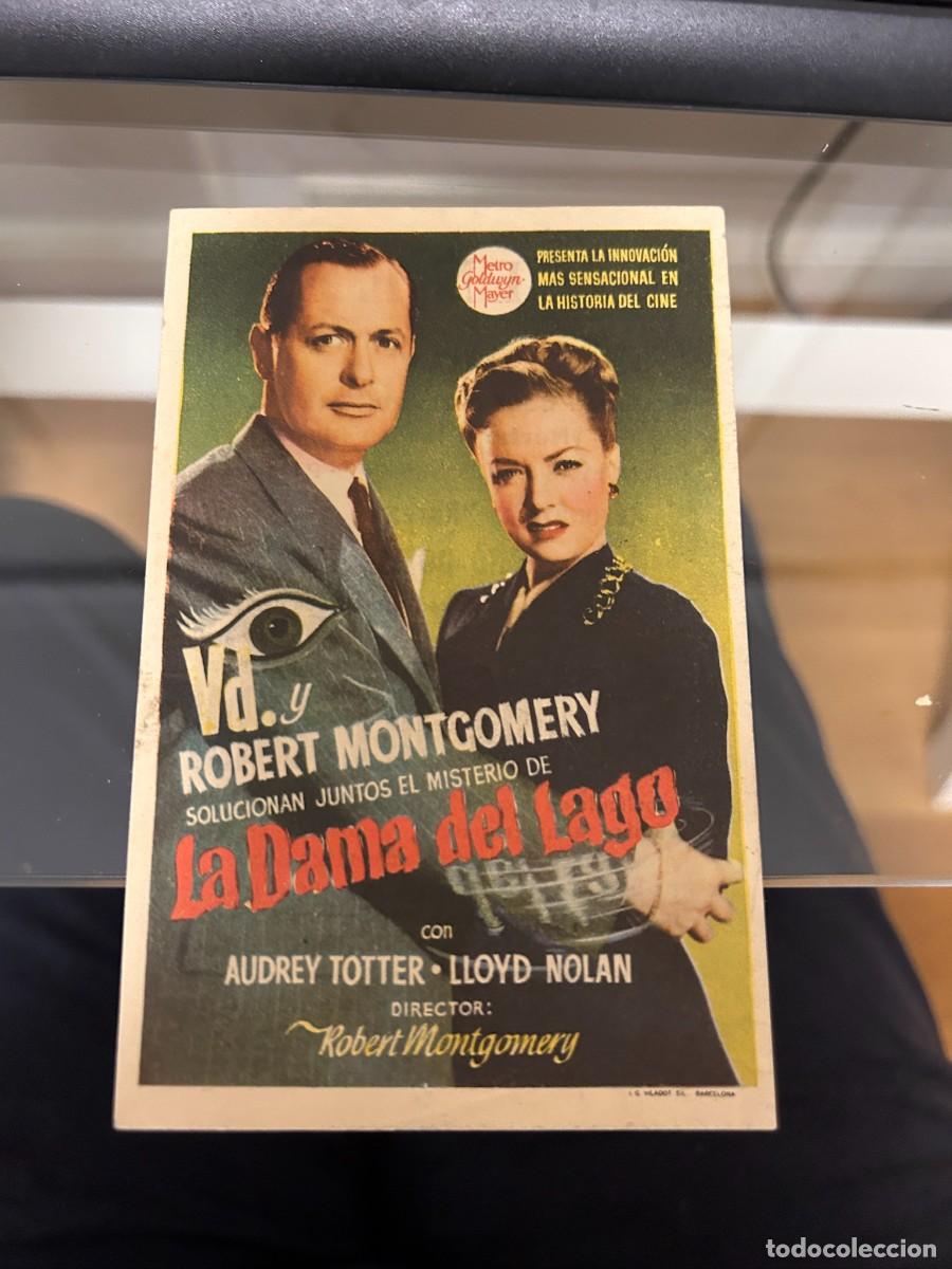 Cine: &ordm;1815 LA DAMA DEL LAGO CINE VI&Ntilde;ES LERIDA CON PUBLICIDAD BUEN ESTADO