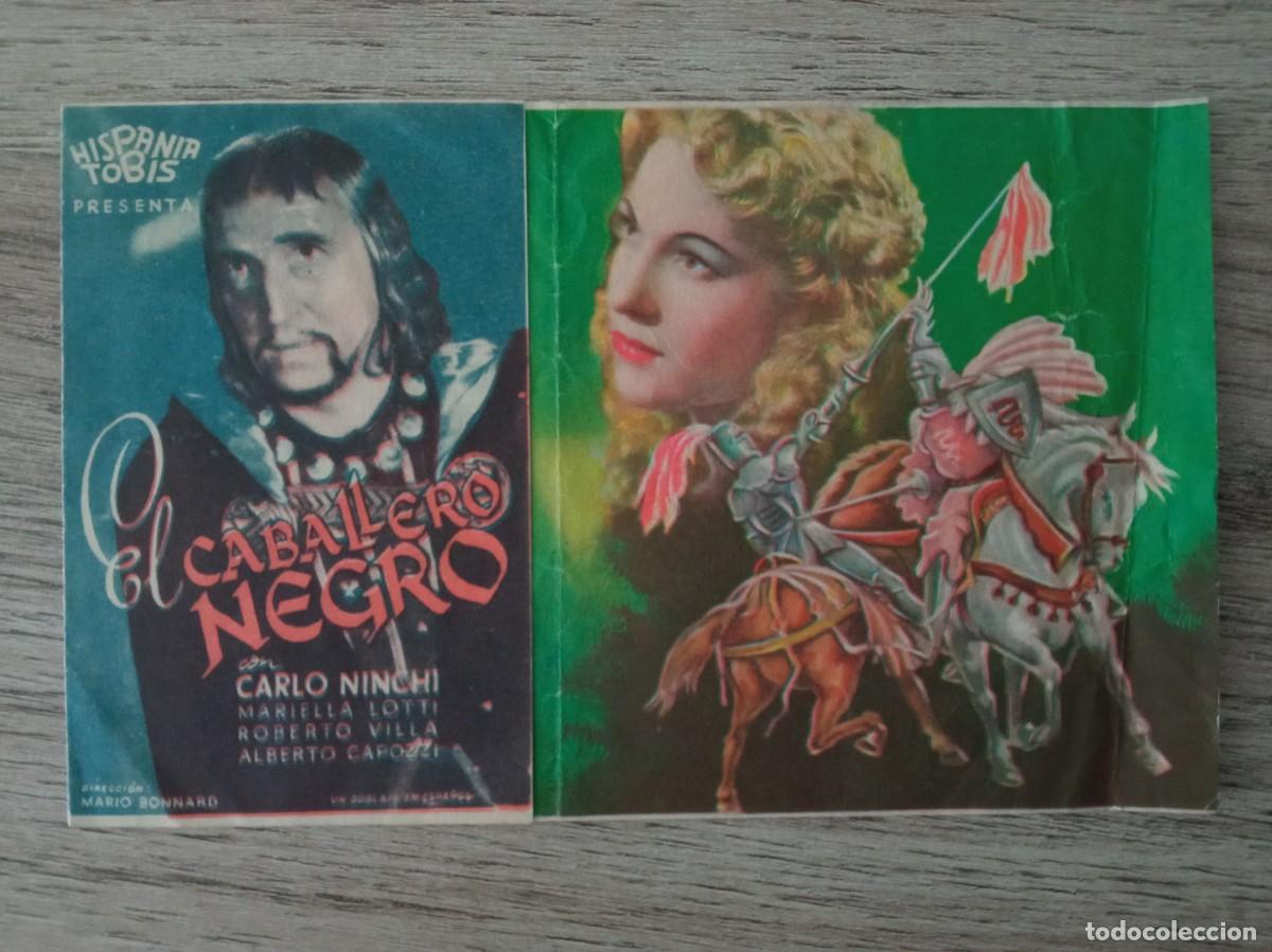 Cine: EL CABALLERO NEGRO, CARLO NINCHI, CINEMA GOYA, ZARAGOZA