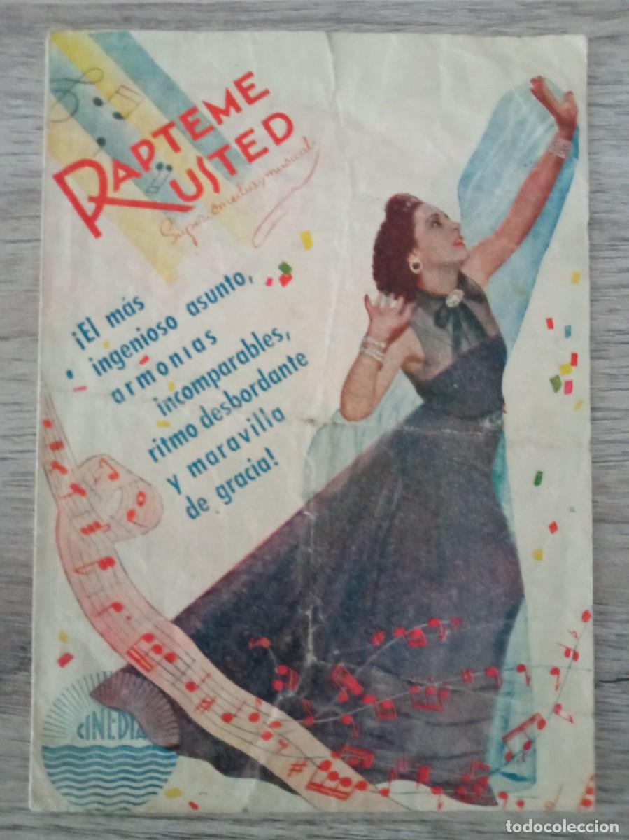 Cine: RAPTEME USTED, CELIA GAMEZ, CINEMA GOYA, ZARAGOZA