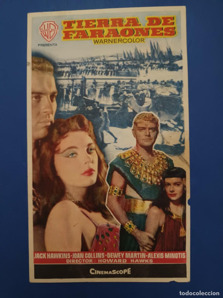 Cine: PROGRAMA DE CINE TIERRA DE FARAONES JOAN COLLINS JACK HAWKINS