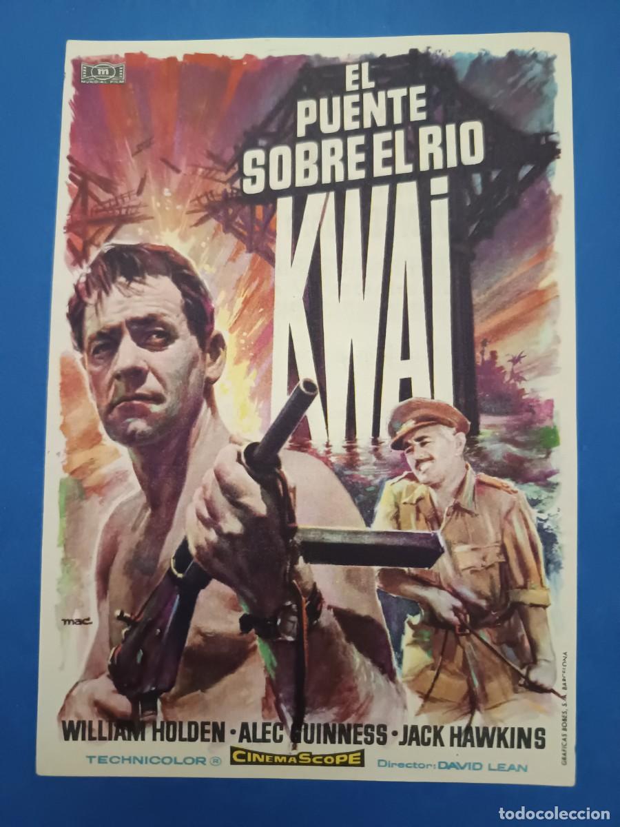 Cine: PROGRAMA DE CINE EL PUENTE SOBRE EL RIO KWAI WILLIAM HOLDEN JACK HAWKINS