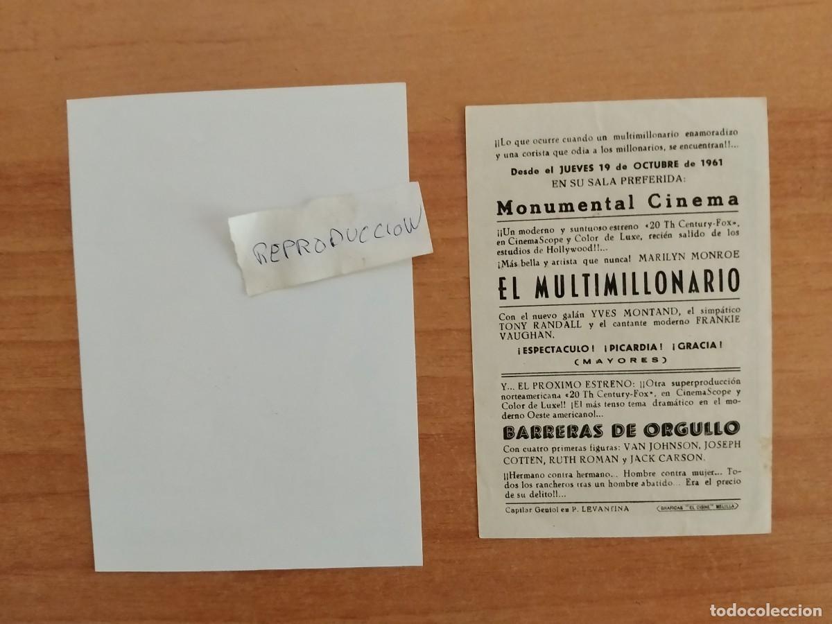 Cine: TURQ-PROGRAMA DE CINE --EL MULTIMILLONARIO ct - Foto 2