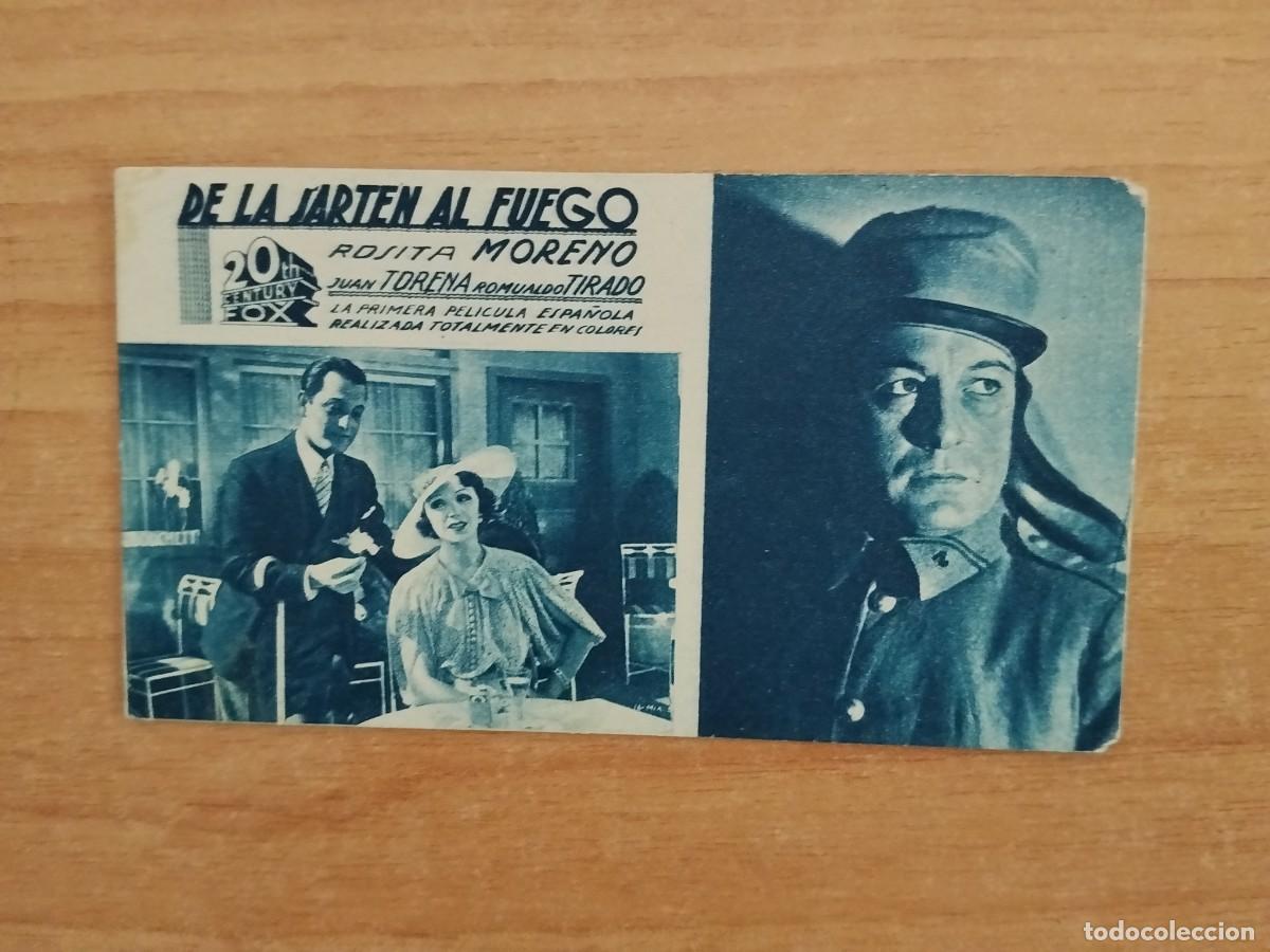 Cine: TURQ-PROGRAMA DE CINE --DE LA SARTEN AL FUEGO ct