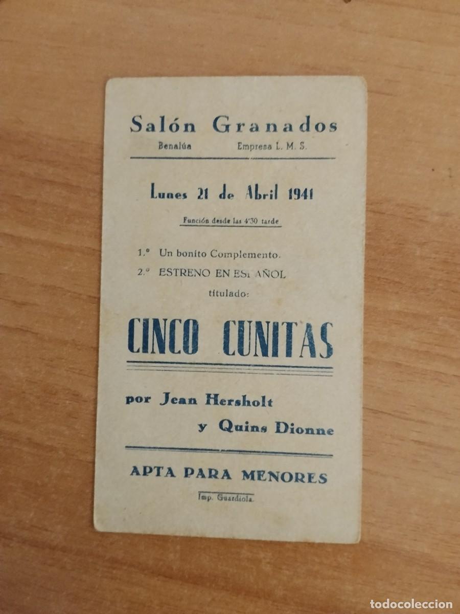 Cine: TURQ-PROGRAMA DE CINE --CINCO CUNITAS CT - Foto 2