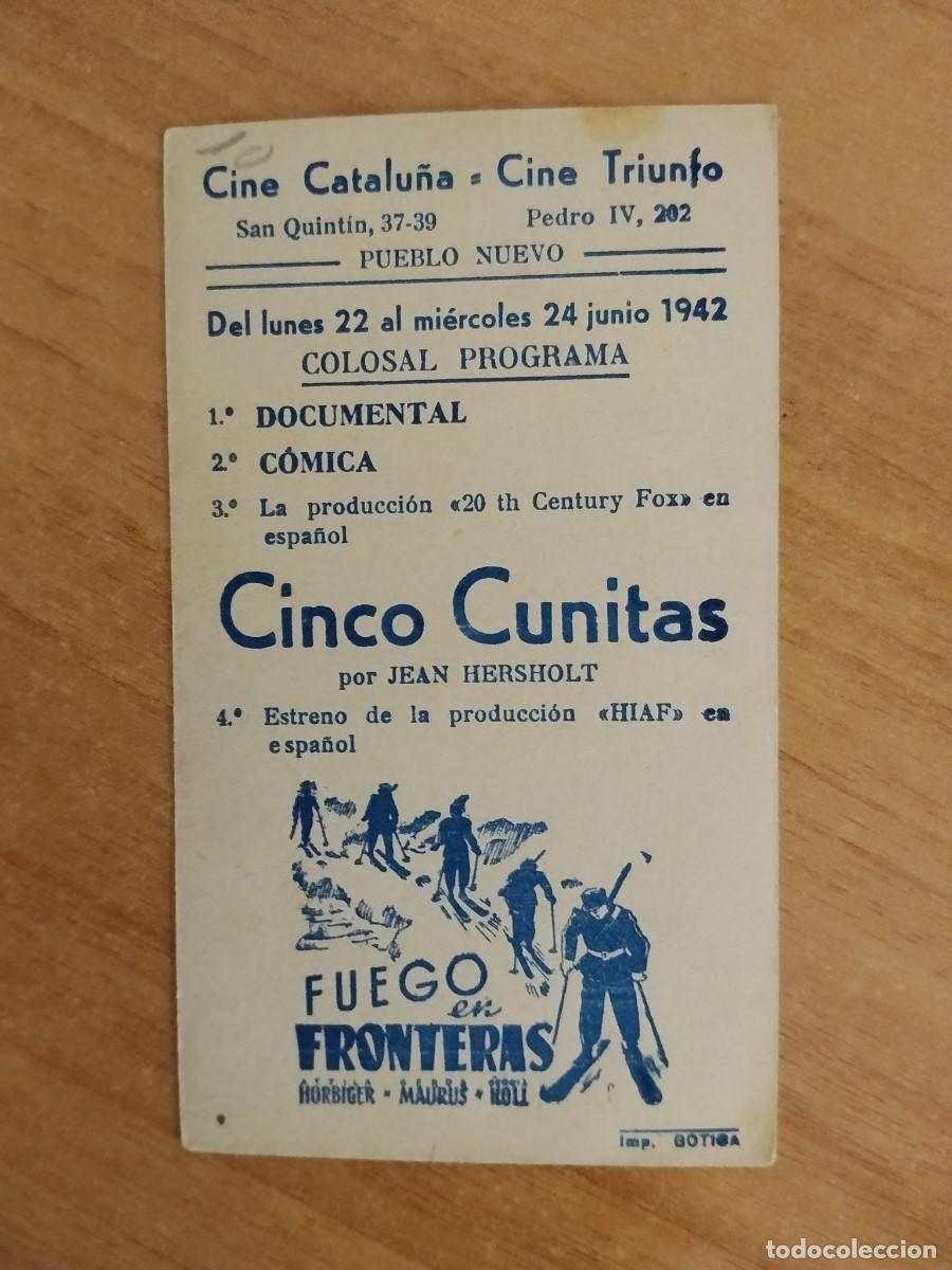 Cine: TURQ-PROGRAMA DE CINE --CINCO CUNITAS ct - Foto 2