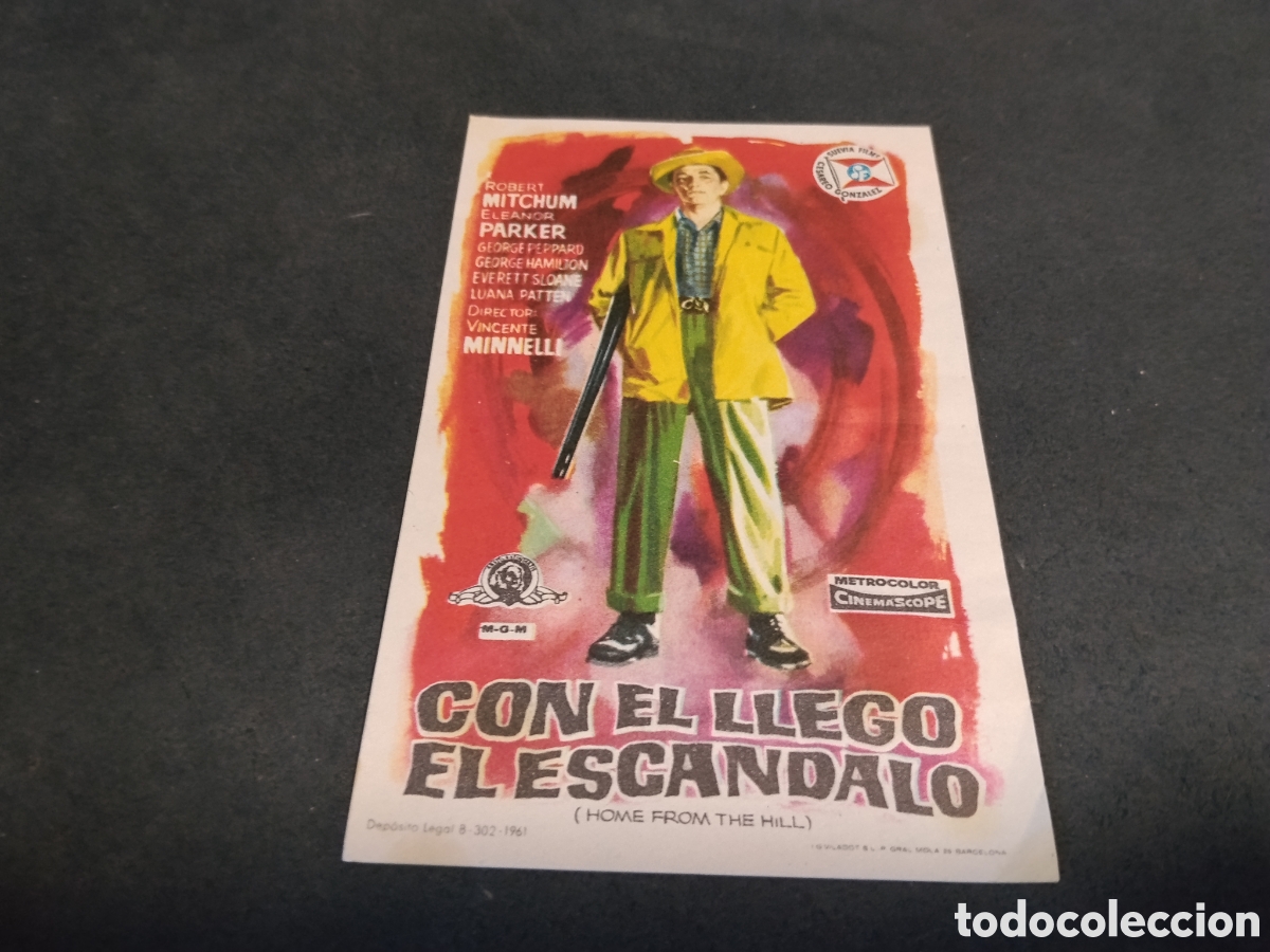 Cine: Cine folleto de mano Con el Llego el Esc&aacute;ndalo