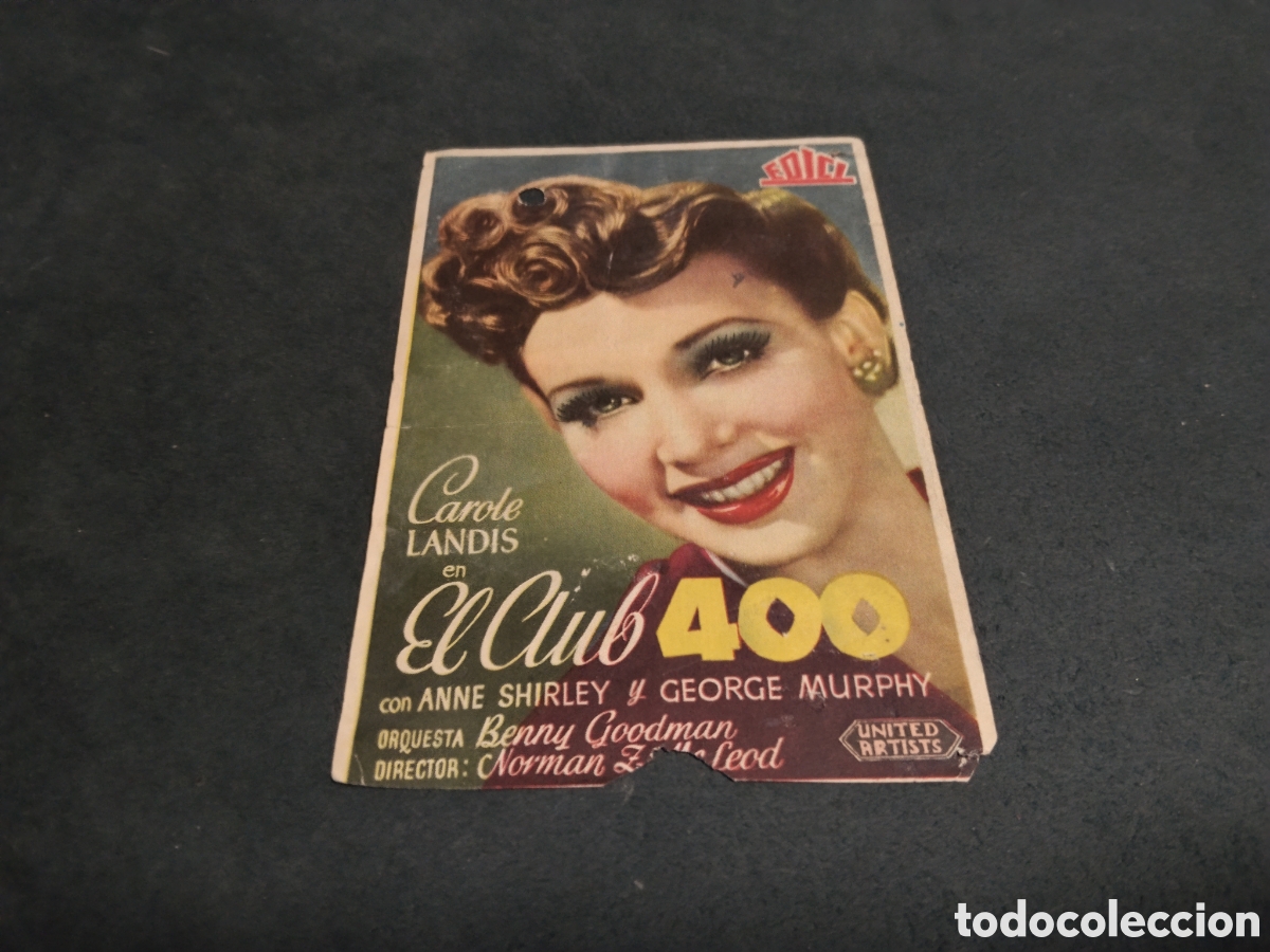 Cine: Cine folleto de mano El Club 400