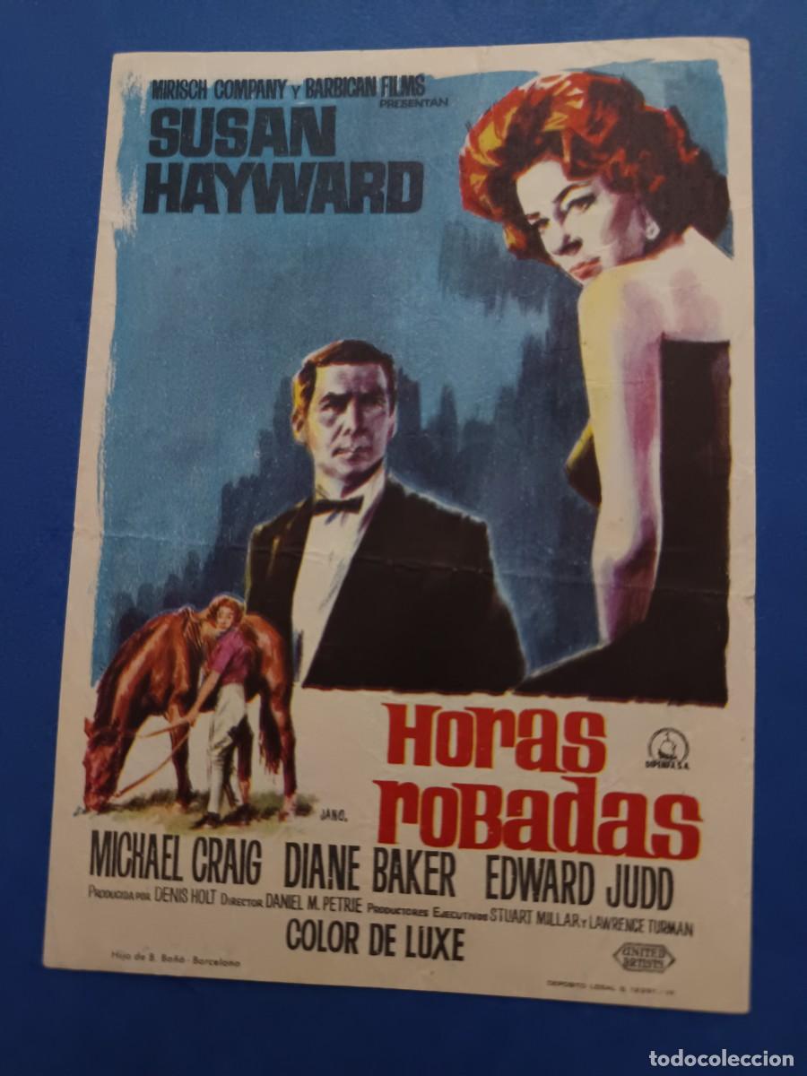 Cine: PROGRAMA DE CINE HORAS ROBADAS SUSAN HAYWARD