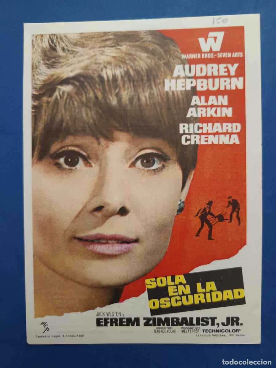 Cine: PROGRAMA DE CINE SOLA EN LA OSCURIDAD AUDREY HEPBURN