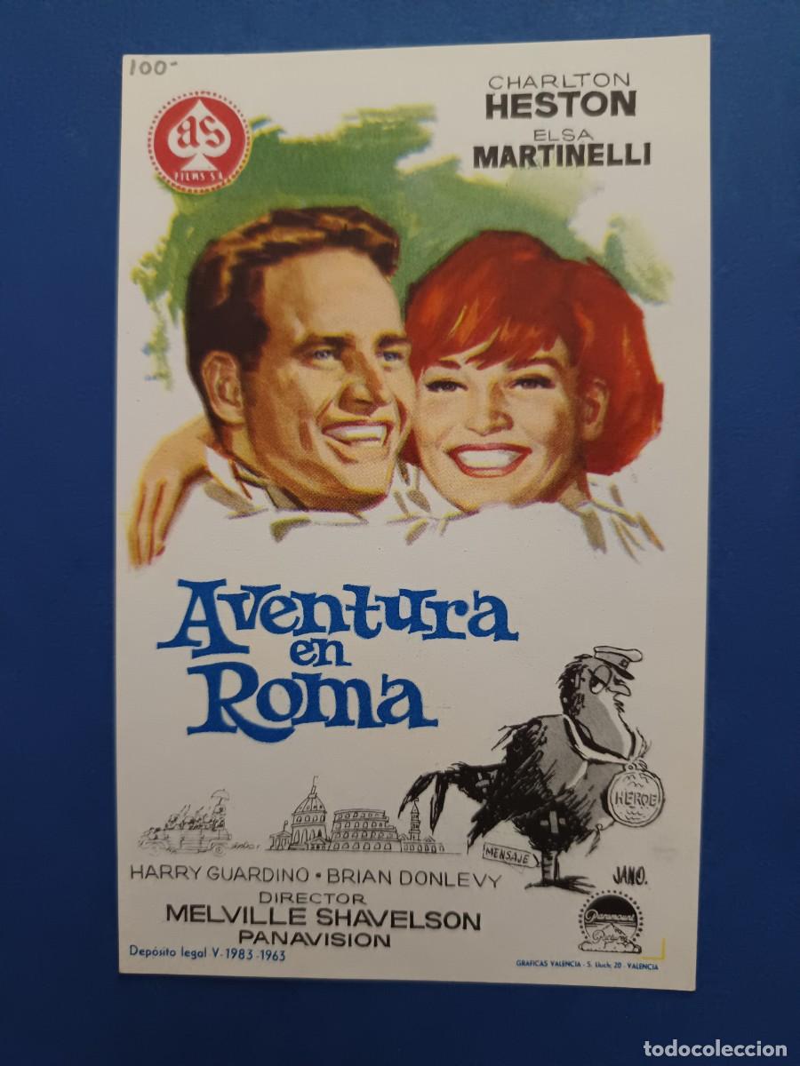 Cine: PROGRAMA DE CINE AVENTURA EN ROMA CHARLTON HESTON