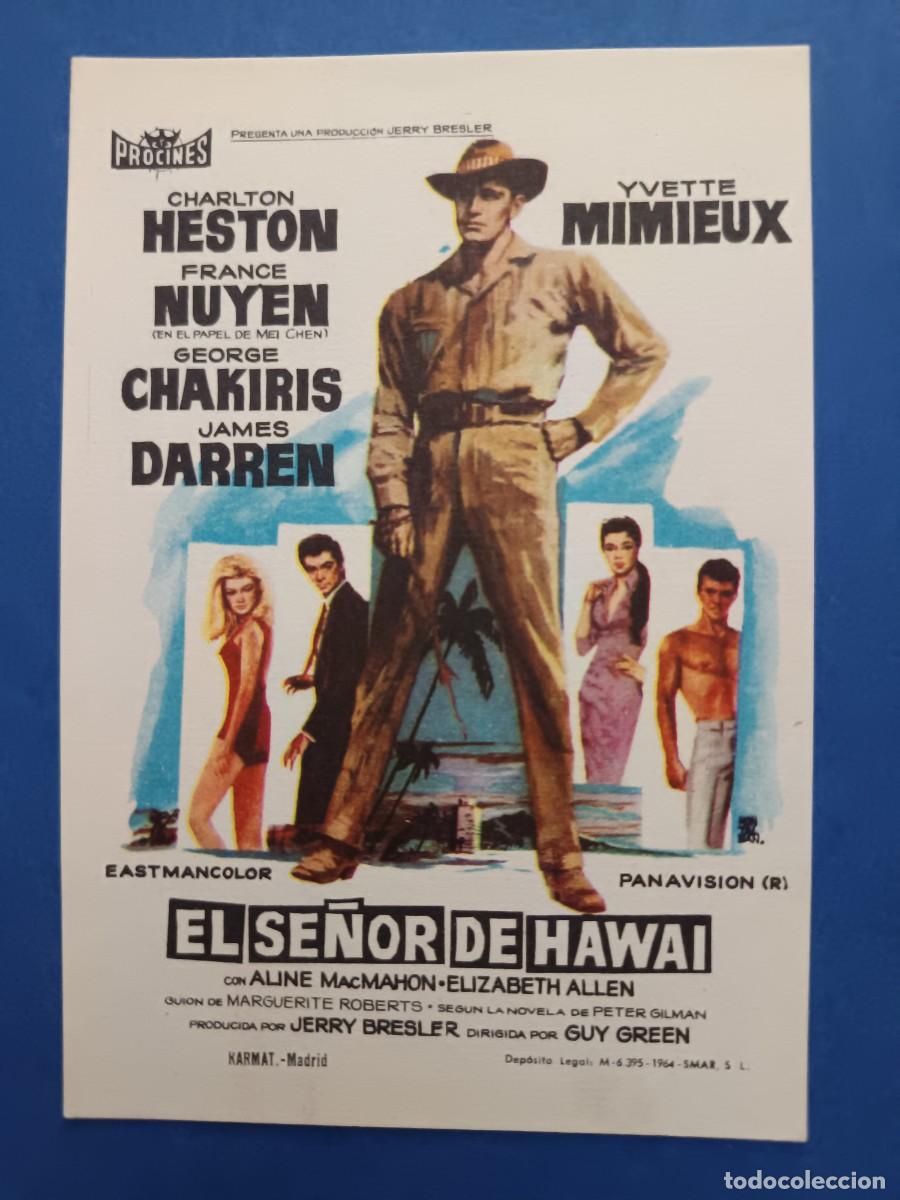 Cine: PROGRAMA DE CINE EL SE&Ntilde;OR DE HAWAI CHARLTON HESTON