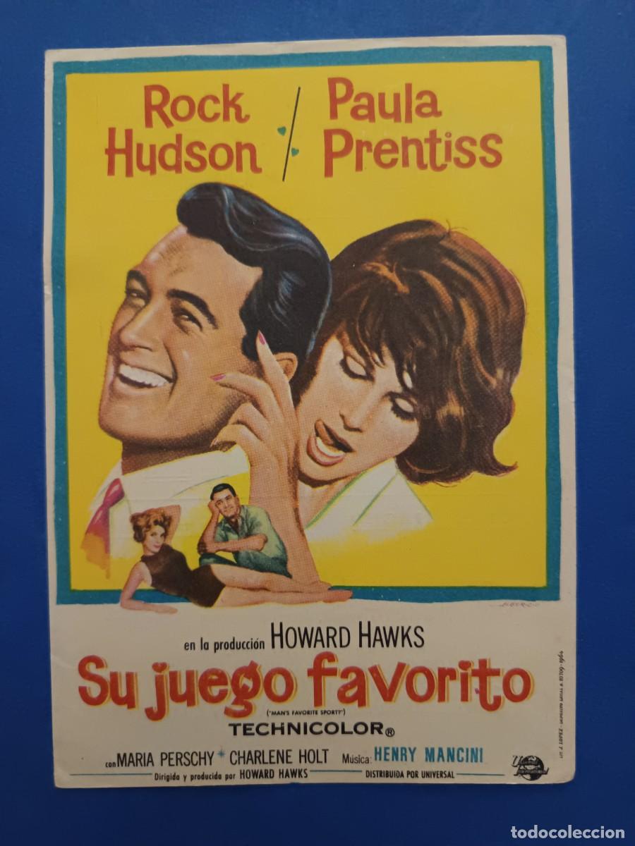 Cine: PROGRAMA DE CINE SU JUEGO FAVORITO ROCK HUDSON