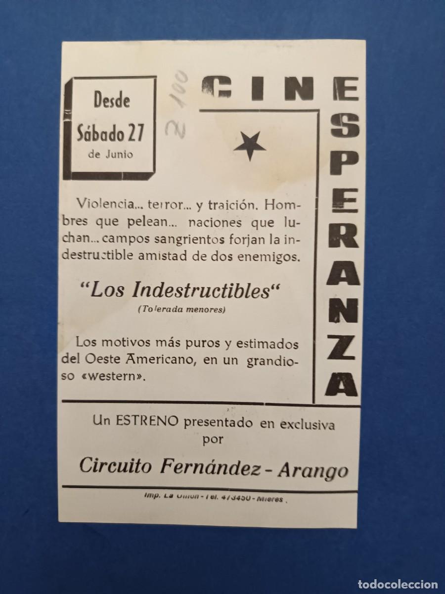 Cine: PROGRAMA DE CINE LOS INDESTRUCTIBLES JOHN WAYNE ROCK HUDSON - Foto 2