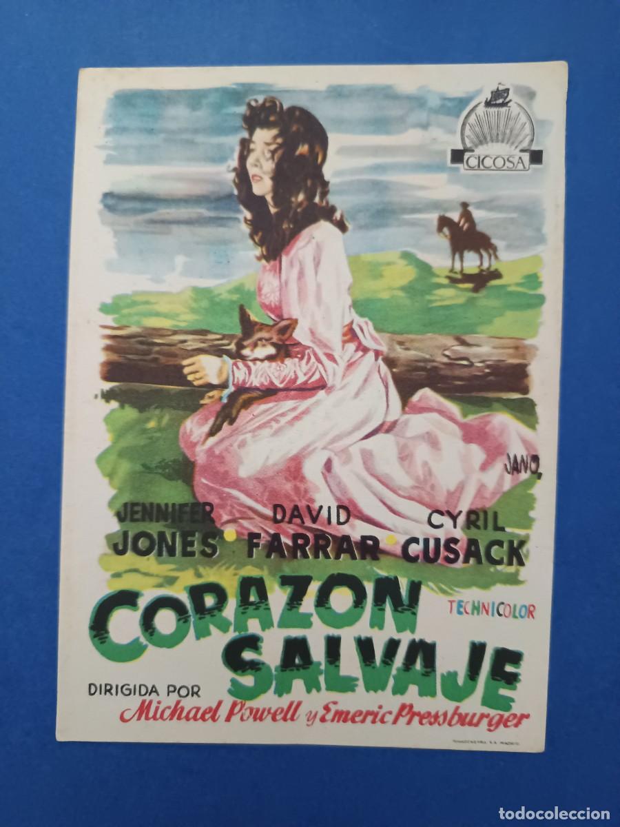 Cine: PROGRAMA DE CINE CORAZON SALVAJE JENNIFER JONES