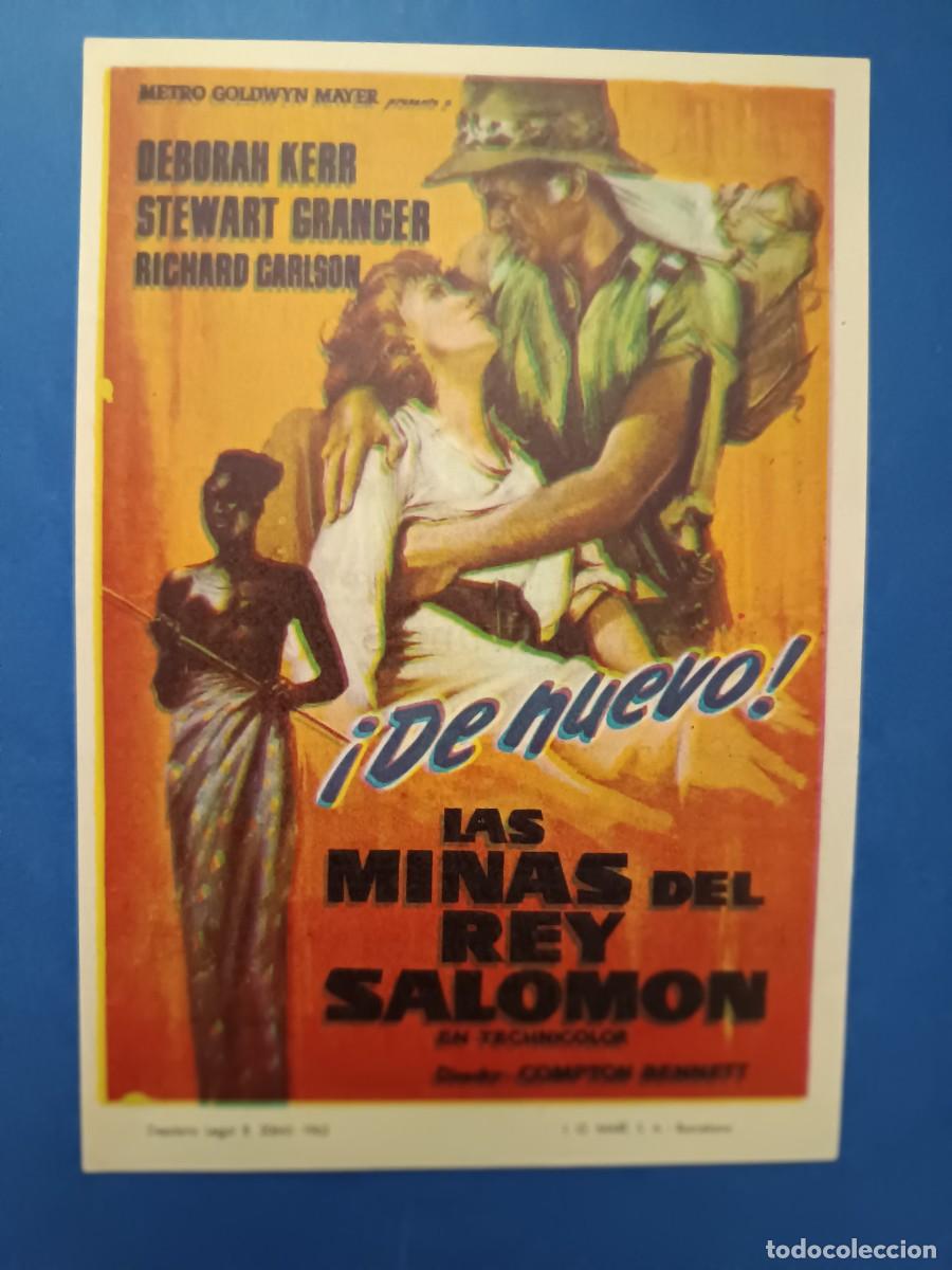 Cine: PROGRAMA DE CINE LAS MINAS DEL REY SALOMON STEWART GRANGER DEBORAH KERR