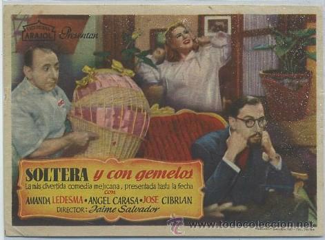 Cine: PROGRAMA DE CINE: SOLTERA Y CON GEMELAS PC-1921 - Foto 1