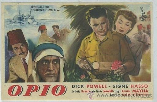 Cine: PROGRAMA DE CINE: OPIO PC-1950. - Foto 1