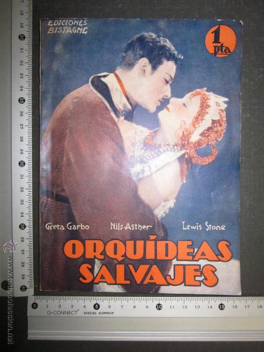 Cine: ORQUIDEAS SALVAJES - GRETA GARBO - EDICIONES BISTAGNE - (C- 1600) - Foto 8 - 47024535