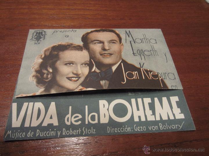 Cine: VIDA DE LA BOHEME PROGRAMA DOBLE - Foto 1