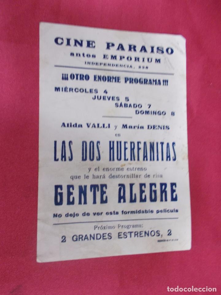 Cine: GENTE ALEGRE. PROGRAMA DE CINE. CON PUBLICIDAD. - Foto 2